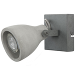 Wandleuchte Beton hellgrau 2er Set Glockenform MISTAGO I