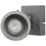 Wandleuchte Beton hellgrau 2er Set Glockenform MISTAGO I