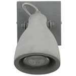 Wandleuchte Beton hellgrau 2er Set Glockenform MISTAGO I
