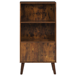 Bücherschrank Dunkler Holzfarbton VICOSA