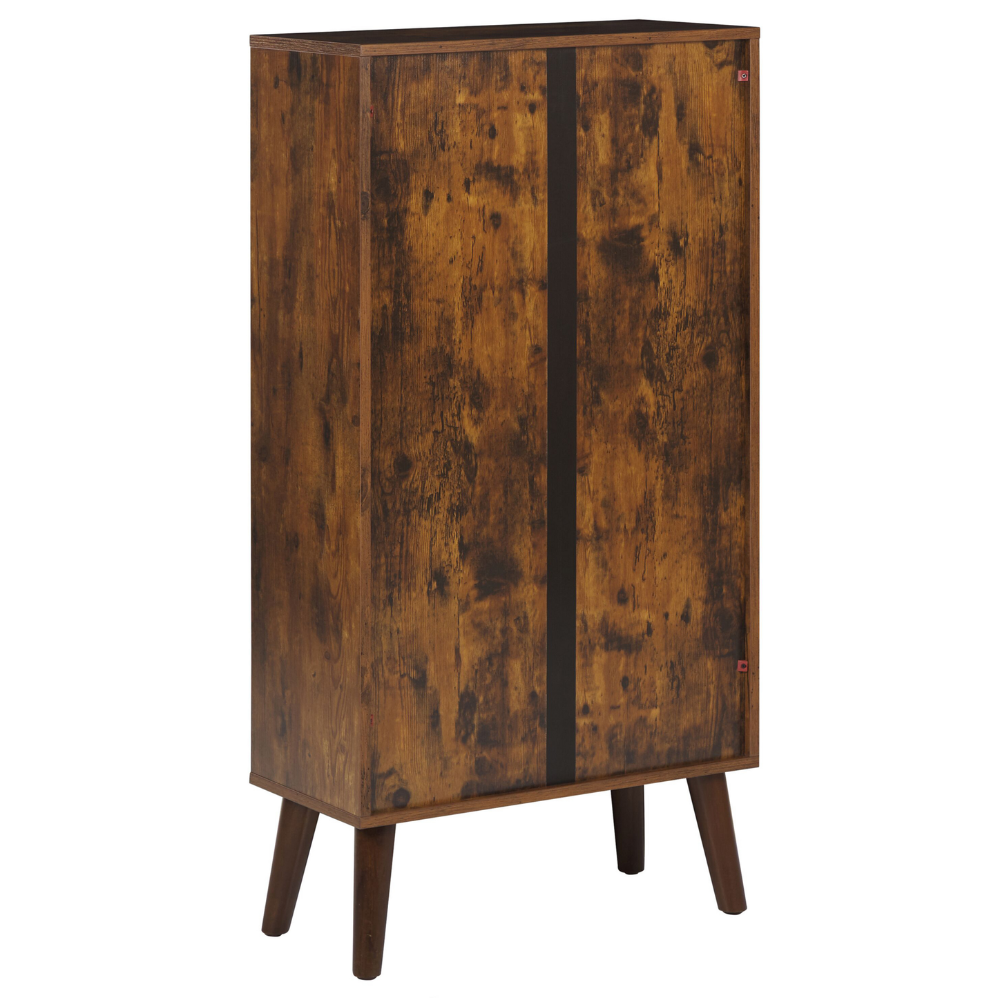 Bücherschrank Dunkler Holzfarbton VICOSA
