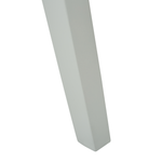 Esszimmertisch heller Holzfarbton / grau 150 x 90 cm LENISTER