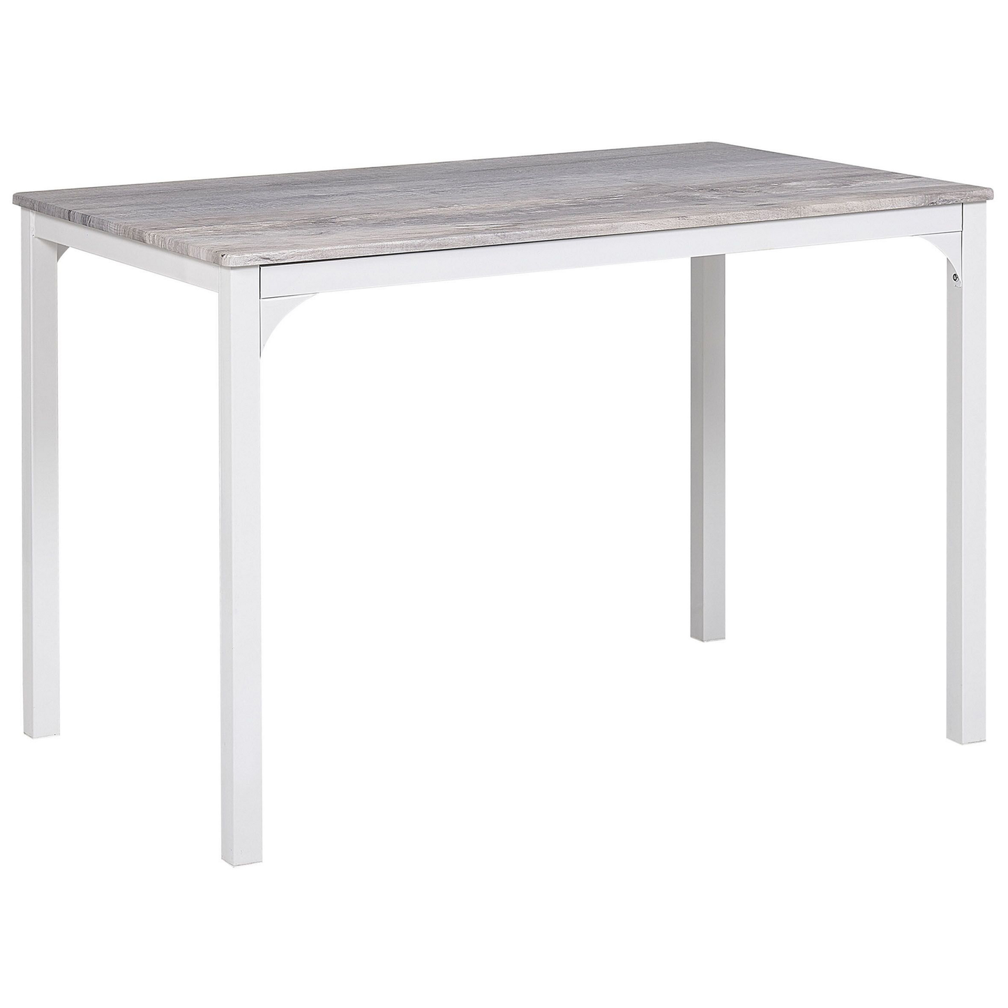 Esszimmer Set BISMARCK Grau 4-Sitzer