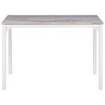 Esszimmer Set BISMARCK Grau 4-Sitzer