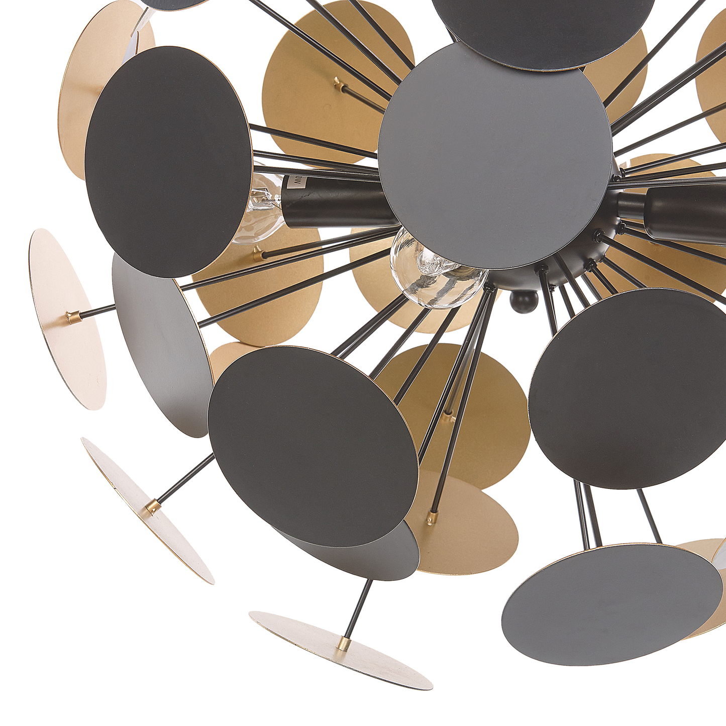 Hängelampe MARITSA Metall Schwarz / Gold