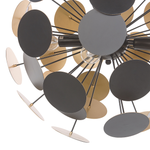 Hängelampe MARITSA Metall Schwarz / Gold