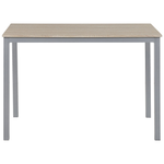 Essgruppe heller Holzfarbton / grau 4-Sitzer 110 x 70 cm BLUMBERG