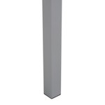 Essgruppe heller Holzfarbton / grau 4-Sitzer 110 x 70 cm BLUMBERG