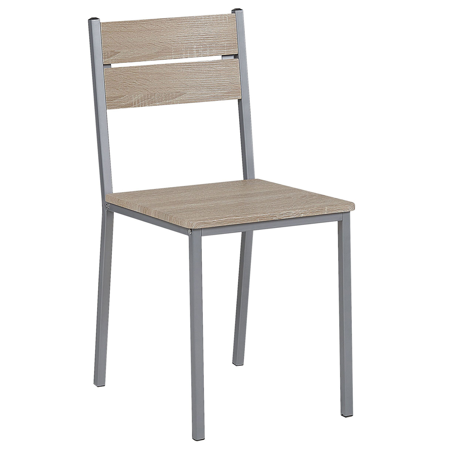 Essgruppe heller Holzfarbton / grau 4-Sitzer 110 x 70 cm BLUMBERG