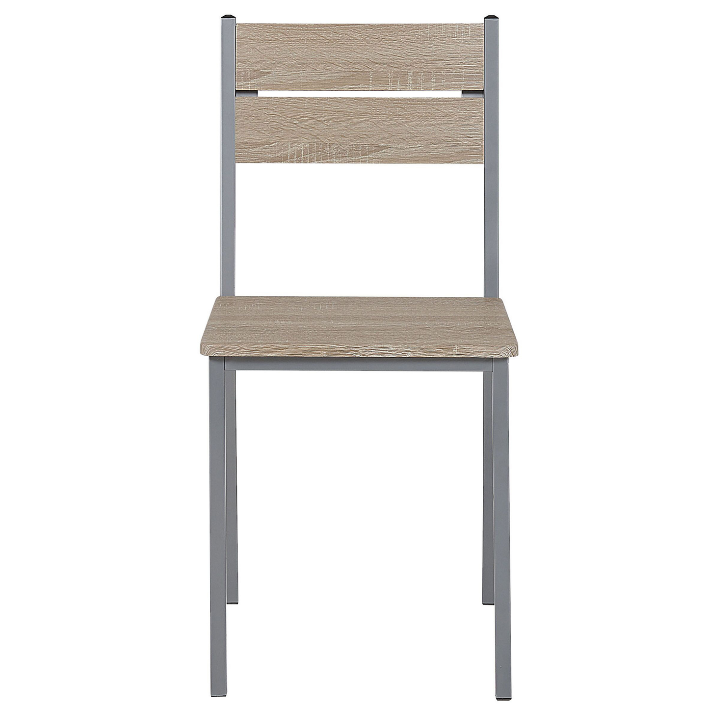 Essgruppe heller Holzfarbton / grau 4-Sitzer 110 x 70 cm BLUMBERG