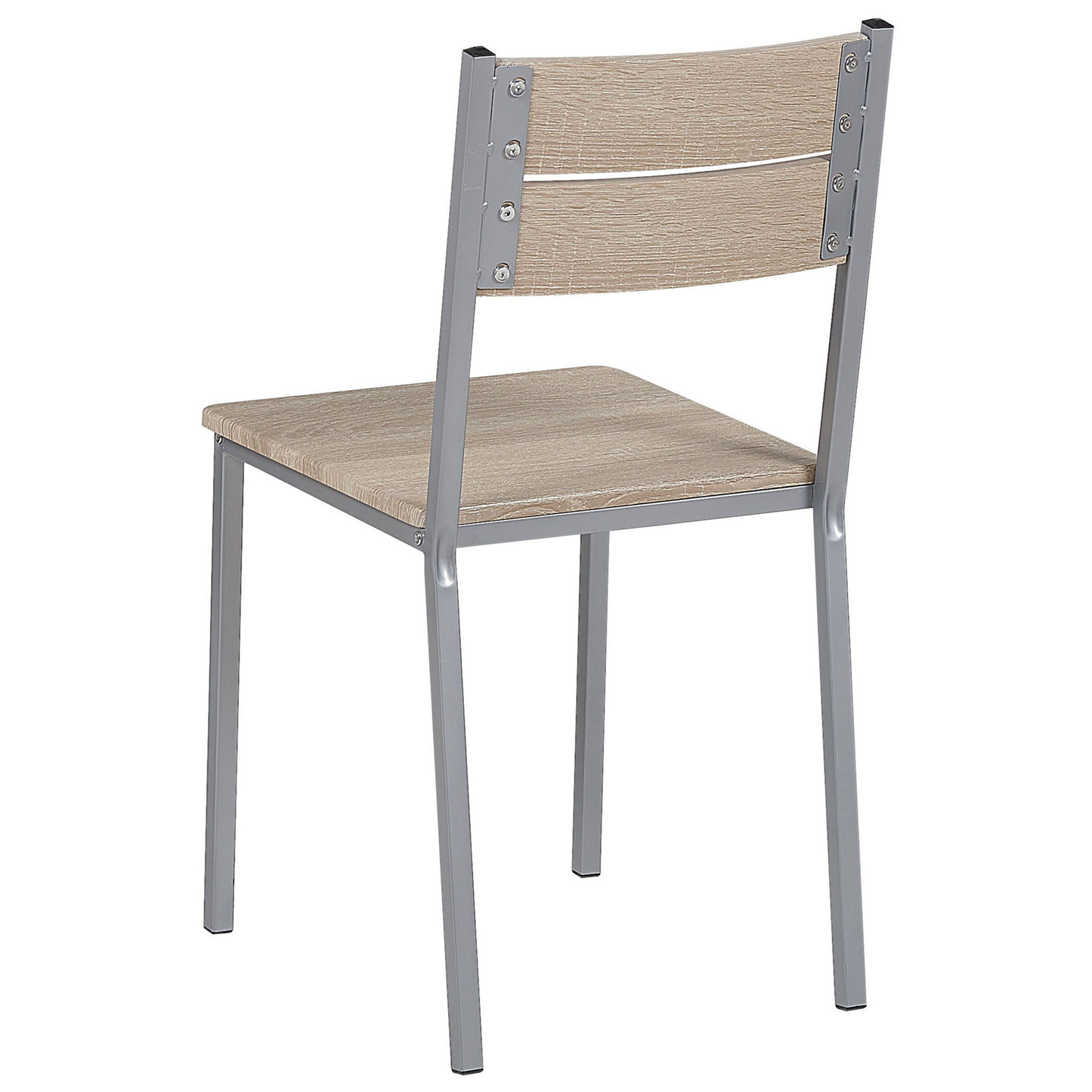 Essgruppe heller Holzfarbton / grau 4-Sitzer 110 x 70 cm BLUMBERG