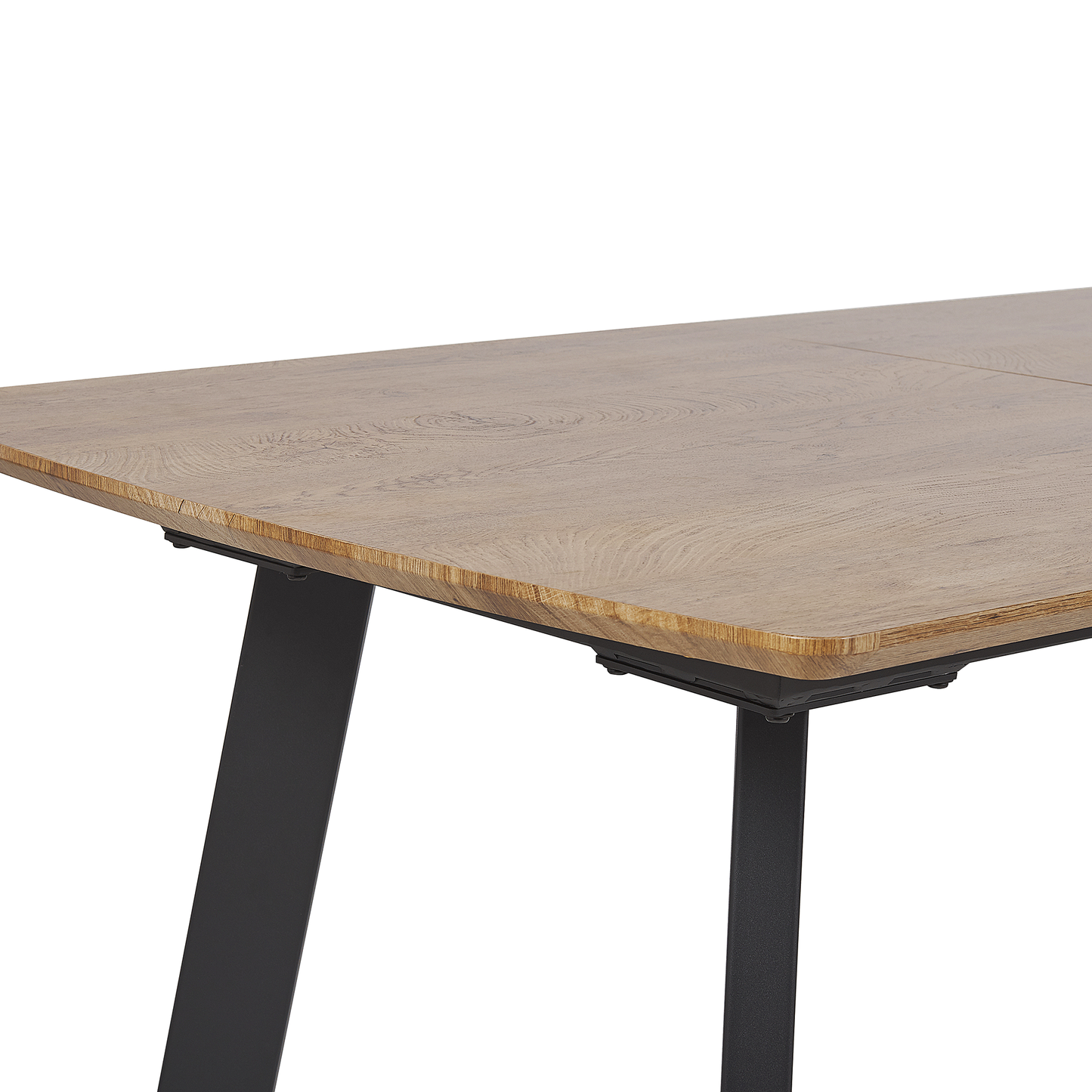 Ausziehbarer Esstisch SALVADOR Dunkelbraun 160/200 cm 90 cm