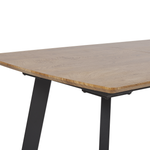 Ausziehbarer Esstisch SALVADOR Dunkelbraun 160/200 cm 90 cm