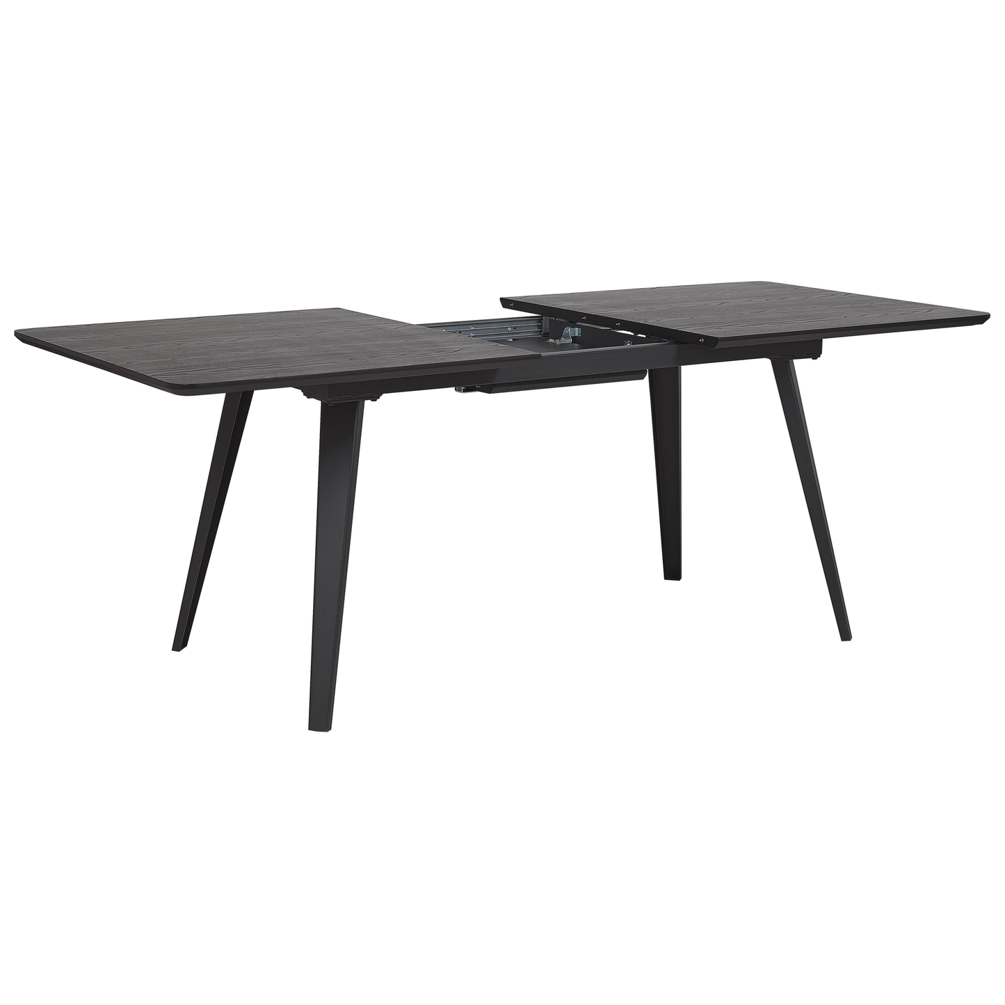 Ausziehbarer Esstisch IRVINGTON Schwarz 160/200 cm 90 cm