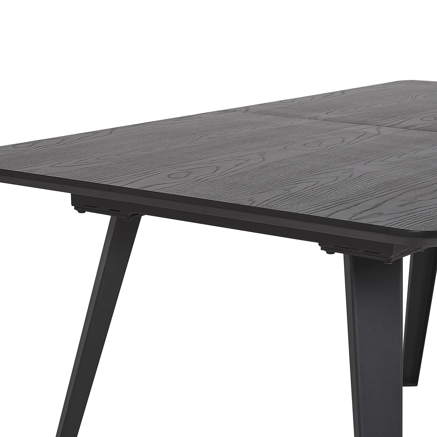 Ausziehbarer Esstisch IRVINGTON Schwarz 160/200 cm 90 cm
