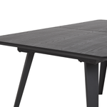 Ausziehbarer Esstisch IRVINGTON Schwarz 160/200 cm 90 cm
