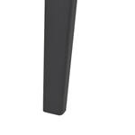 Ausziehbarer Esstisch IRVINGTON Schwarz 160/200 cm 90 cm