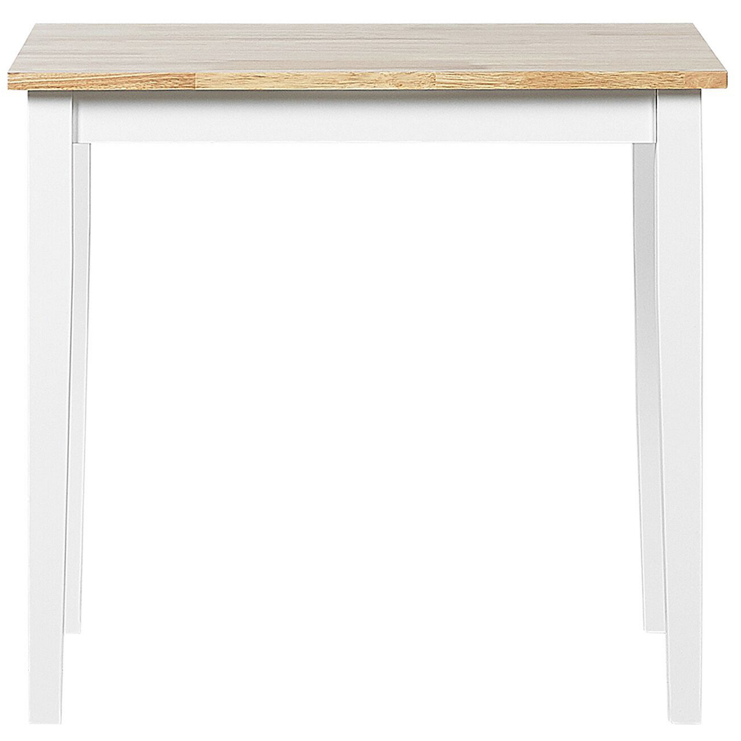 Essgruppe Holz hellbraun / weiss 2-Sitzer 80 x 60 cm BATTERSBY