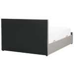 Bett mit Stauraum Kunstleder ROCHEFORT 180 x 200 cm Taupe