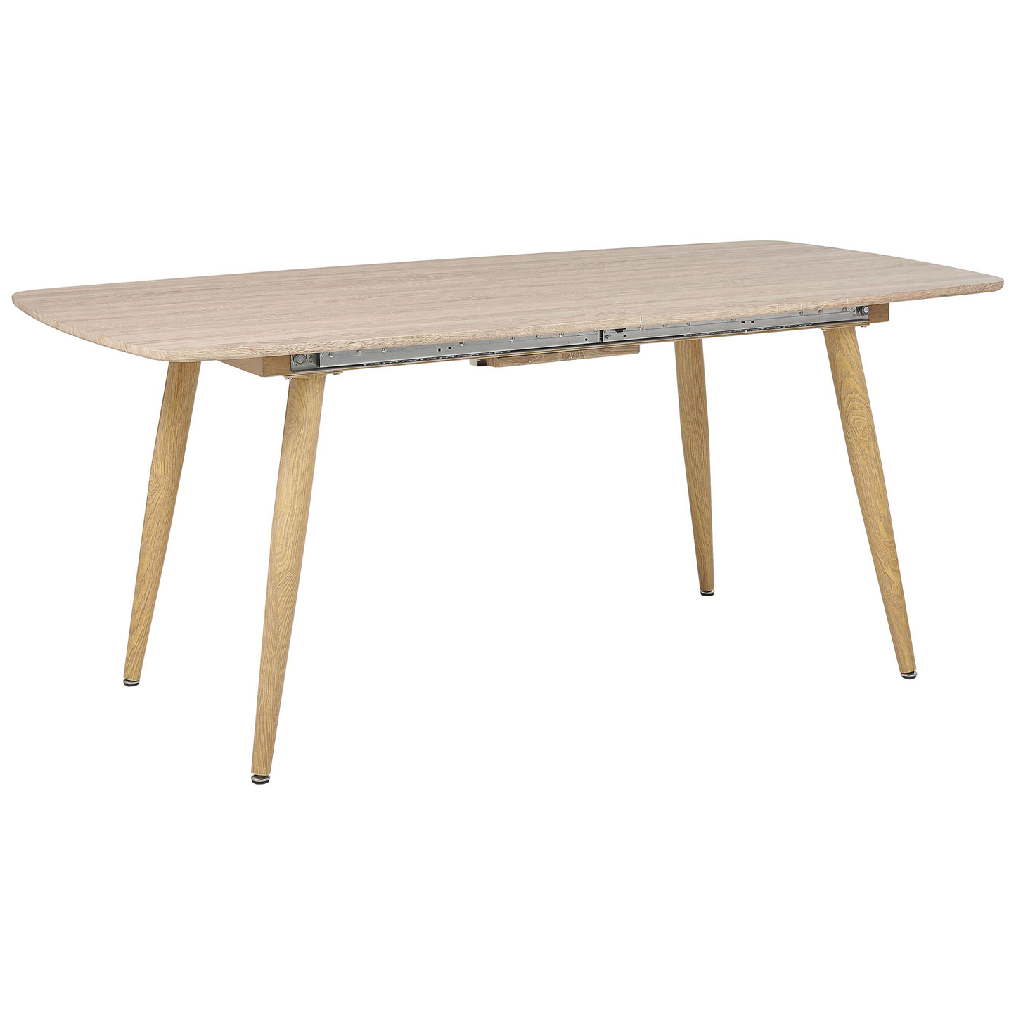 Ausziehbarer Esstisch HAGA Hellbraun 180/210 cm 90 cm