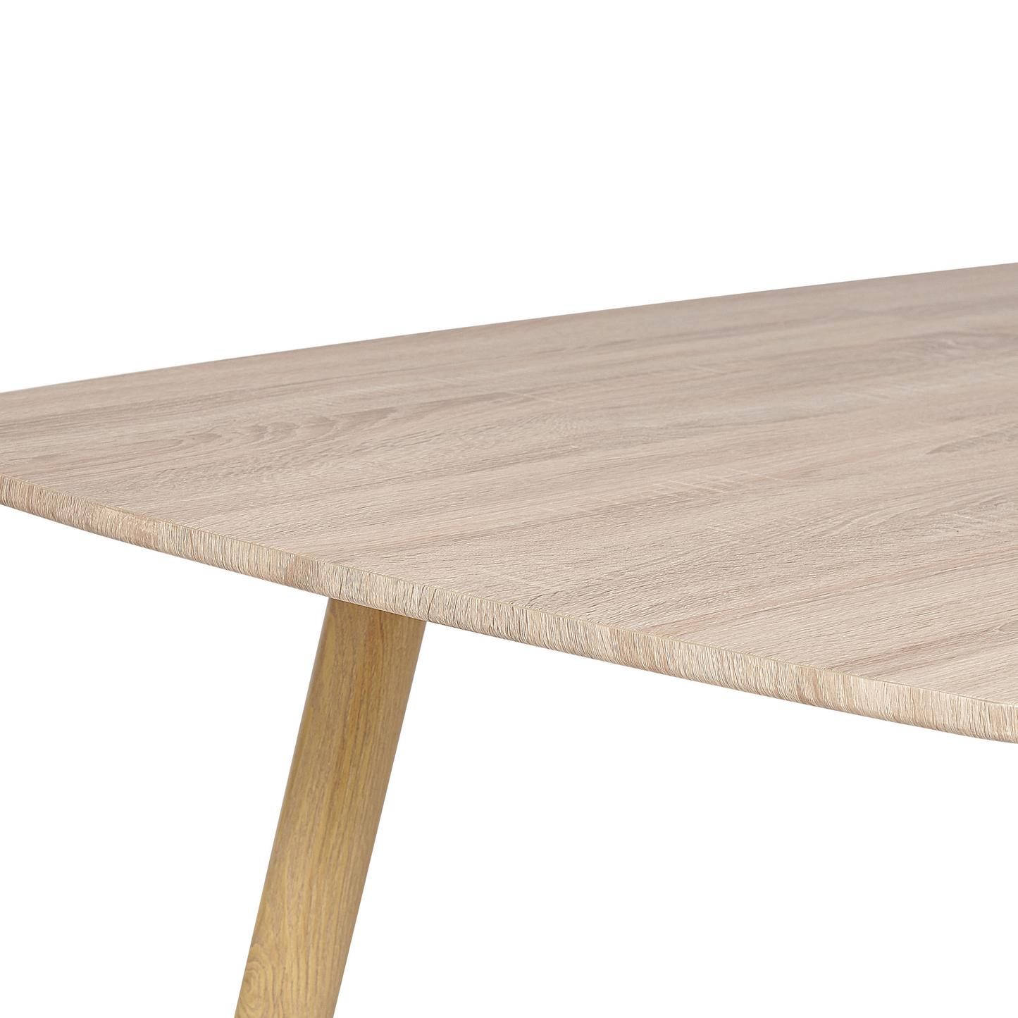 Ausziehbarer Esstisch HAGA Hellbraun 180/210 cm 90 cm