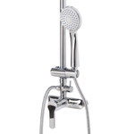 Duschset mit Mischbatterie und Regenbrause TINKISSO Silber