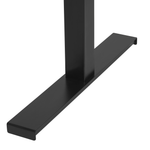 Schreibtisch grau/schwarz 130 x 72 cm elektrisch höhenverstellbar DESTIN II