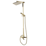 Duschset mit Mischbatterie und Regenbrause TAGBO Gold