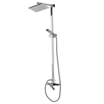 Dusche Set mit Kopfbrause Messing silber TAGBO