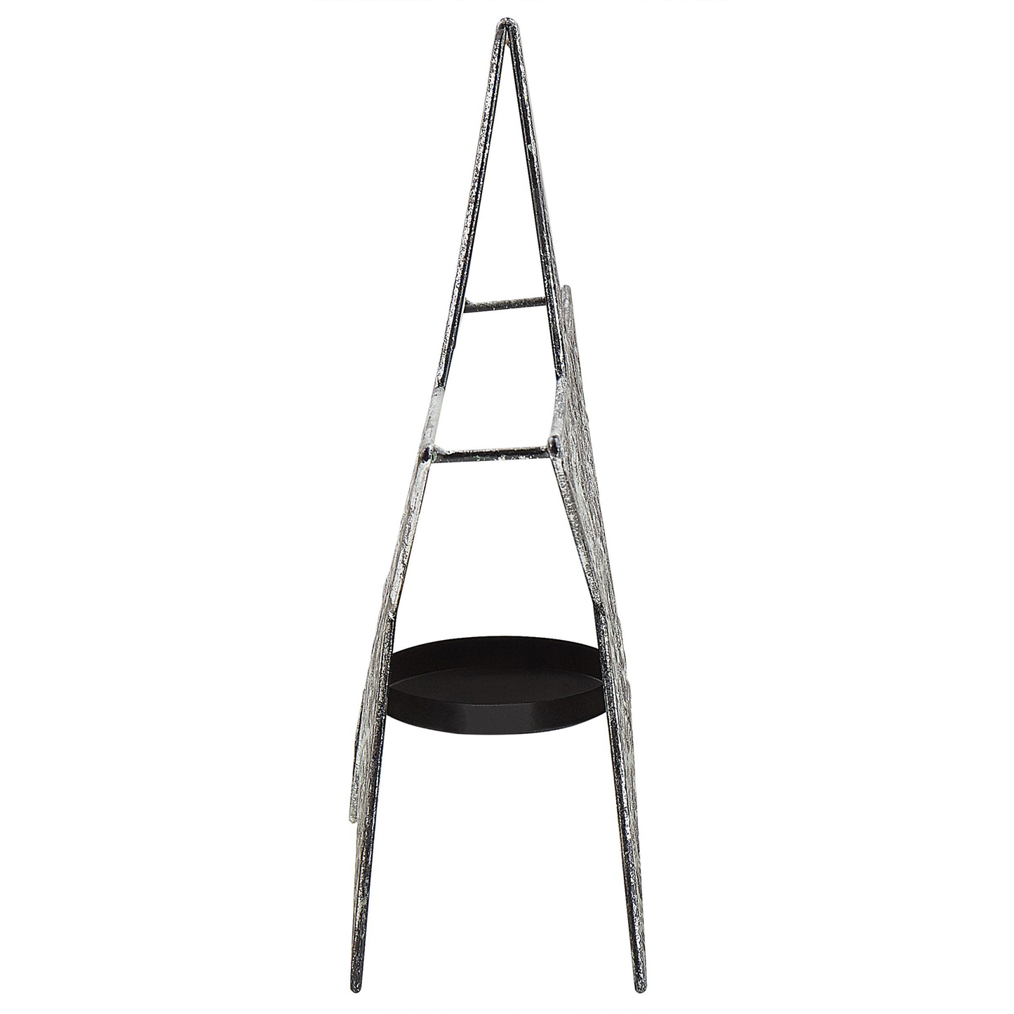 Kerzenständer 2er Set TORNIO Metall 30/26 cm Silber