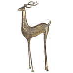 Dekofigur Eisen gold Rentier 126 cm PELLO