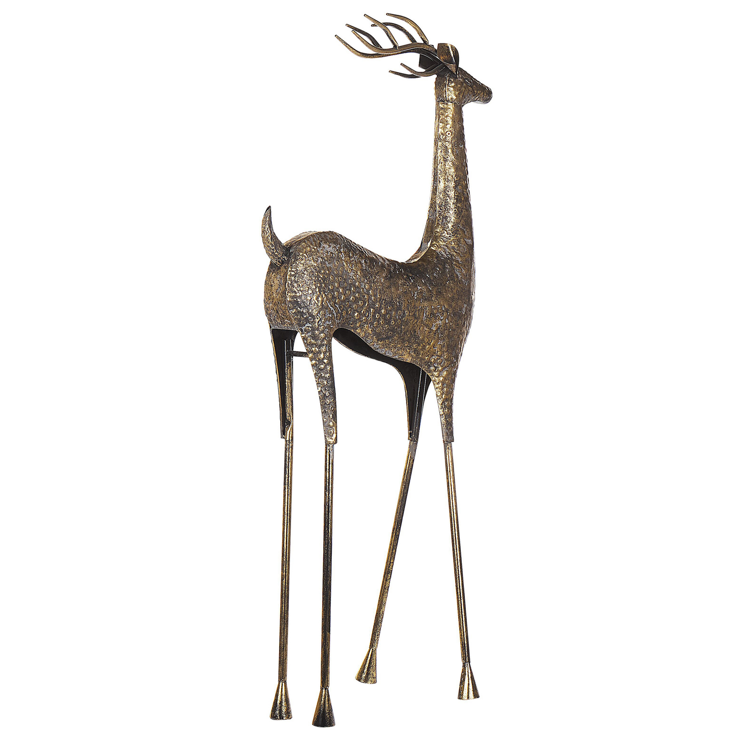 Dekofigur Eisen gold Rentier 126 cm PELLO