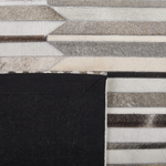 Teppich Kuhfell beige / braun 140 x 200 cm Patchwork Kurzflor KULALAR