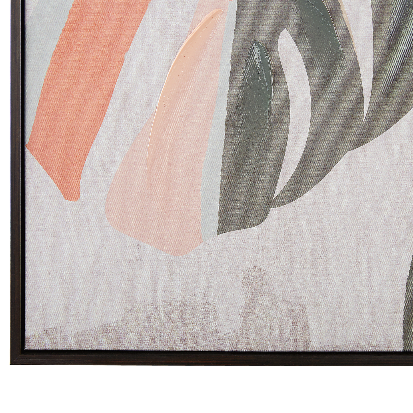 Canvas BANZENA Blumenmuster 63 x 99 cm Bunt