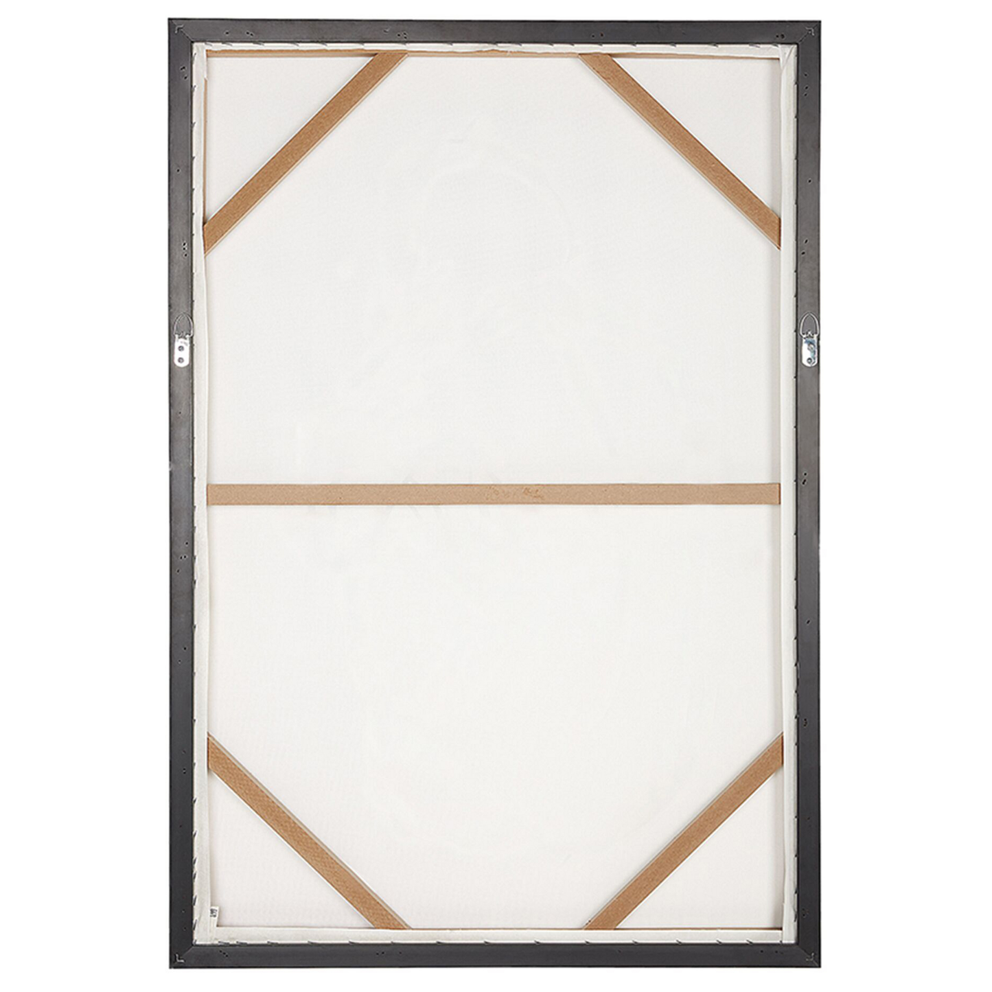 Canvas GALEATA Tiermotiv 63 x 99 cm Schwarz