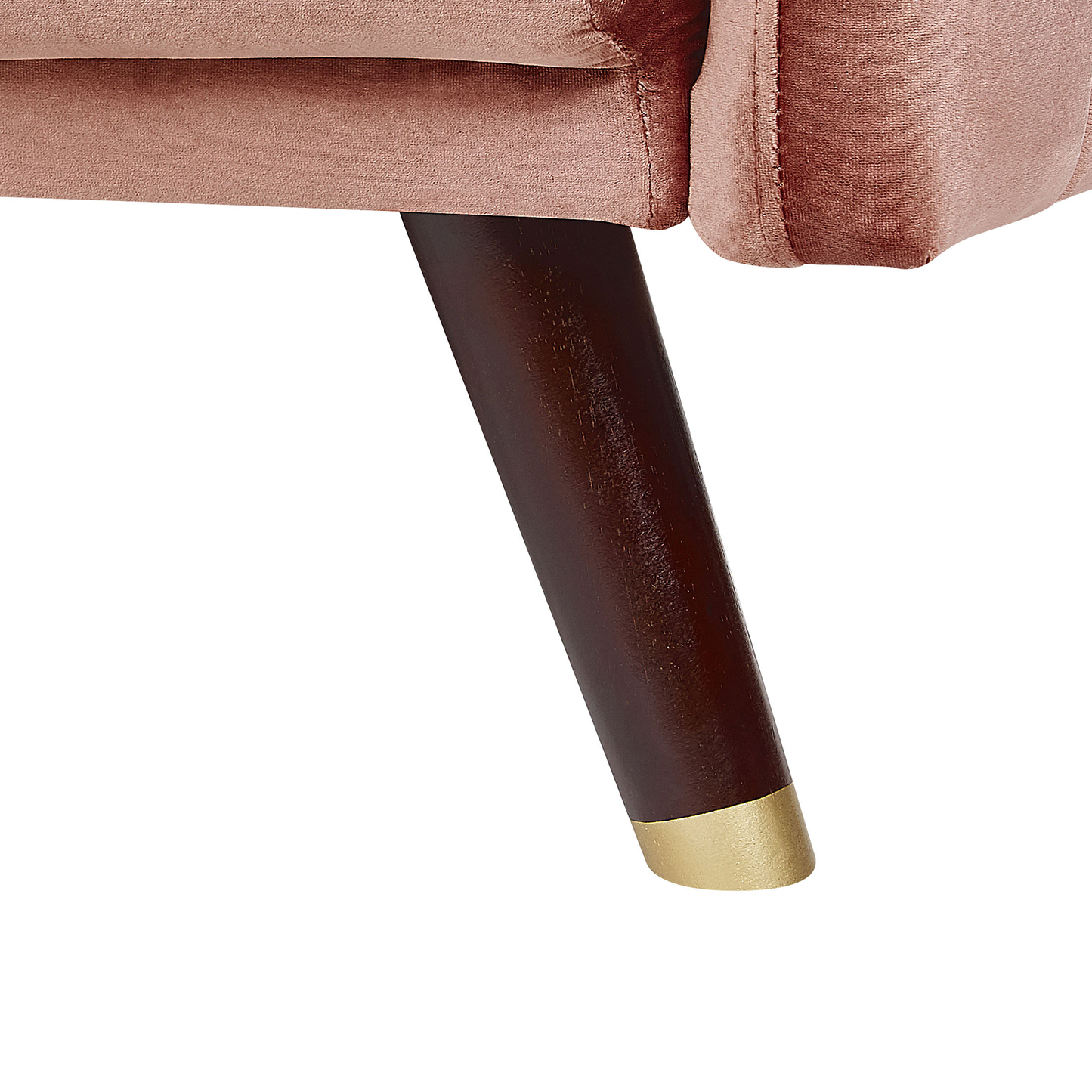 Schlafsofa Samtstoff Rosa SENJA