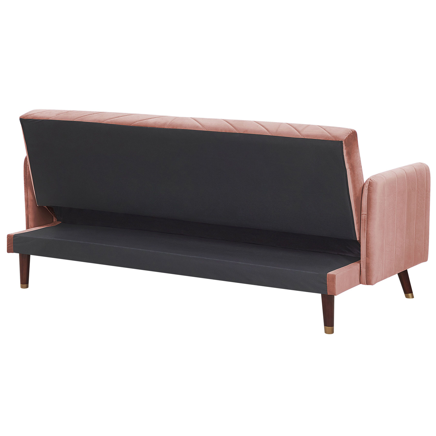 Schlafsofa Samtstoff Rosa SENJA
