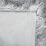 Tagesdecke DELICE Stoff 200 x 220 cm Hellgrau