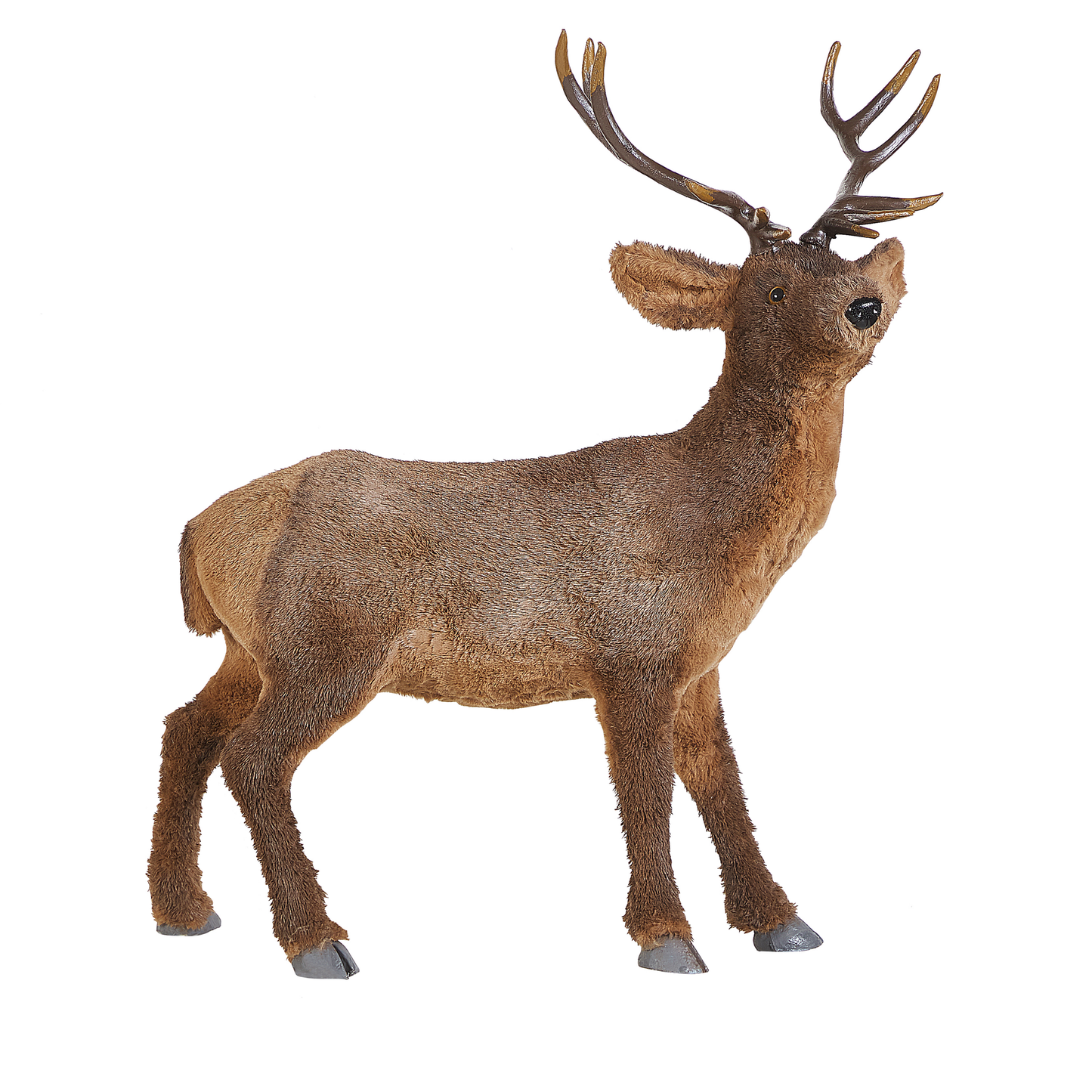 Dekofigur Webpelz braun Rentier 68 cm NIESI