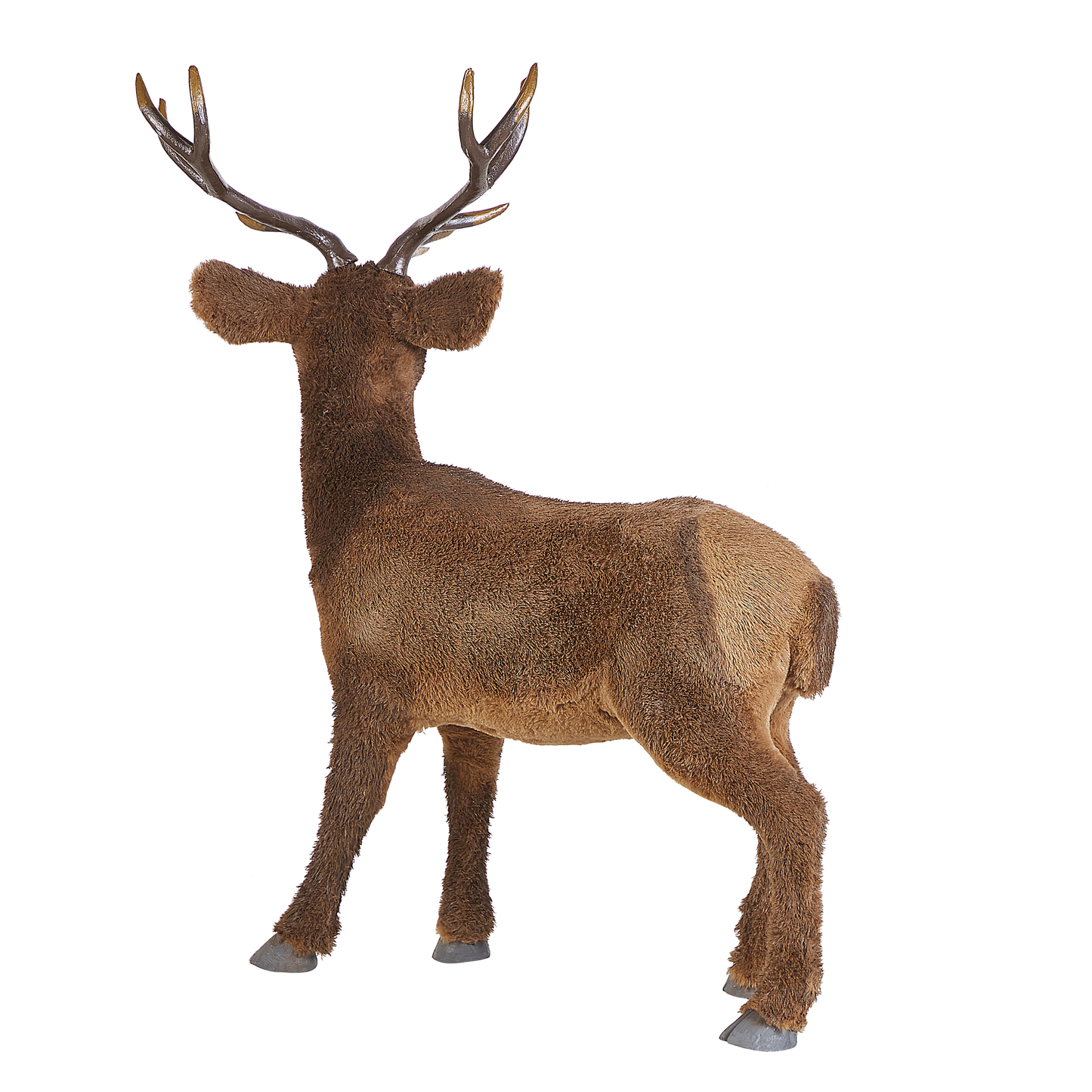 Dekofigur Webpelz braun Rentier 68 cm NIESI