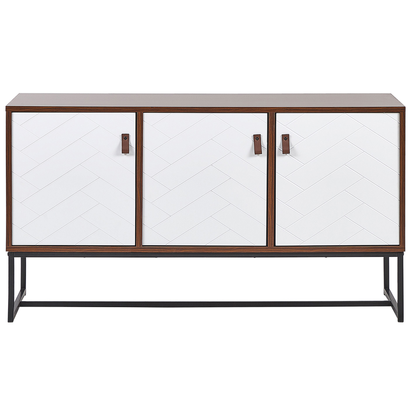 Schrank NUEVA 62 cm Dunkelbraun / Weiss
