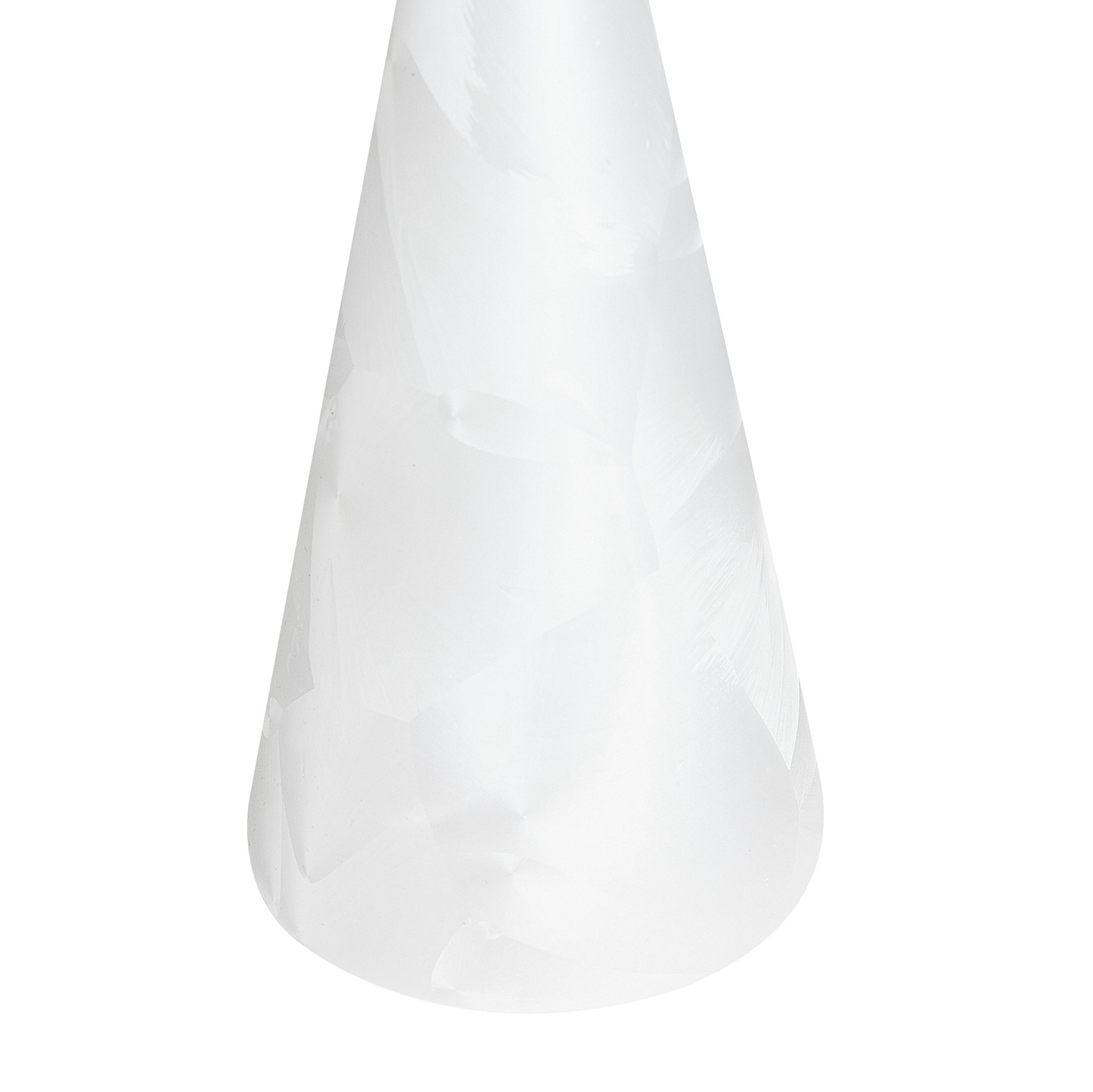 Dekofigur Glas weiss Engelform mit LED-Beleuchtung 3er Set KITTILA