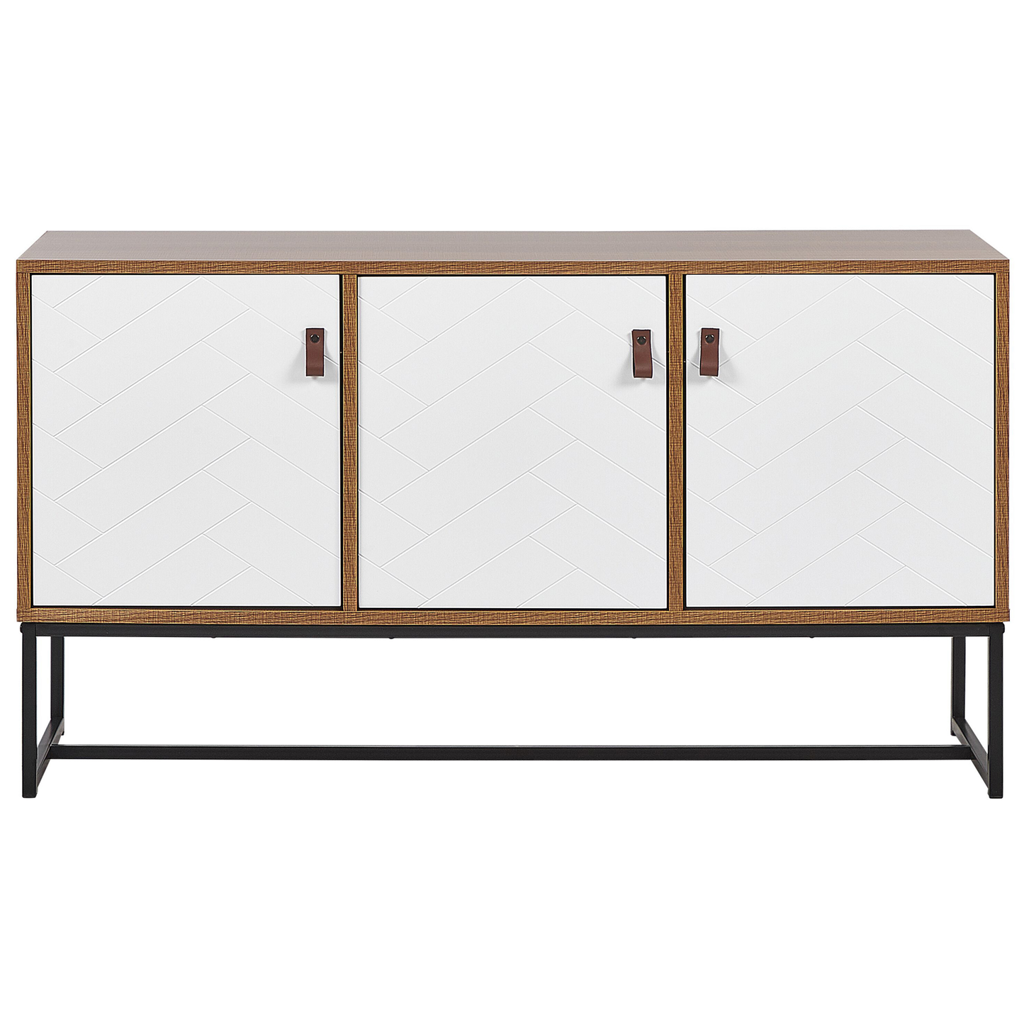 Schrank NUEVA 62 cm Hellbraun / Weiss