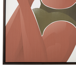 Canvas FELTRINA Frauenmotiv 63 x 99 cm Weiss