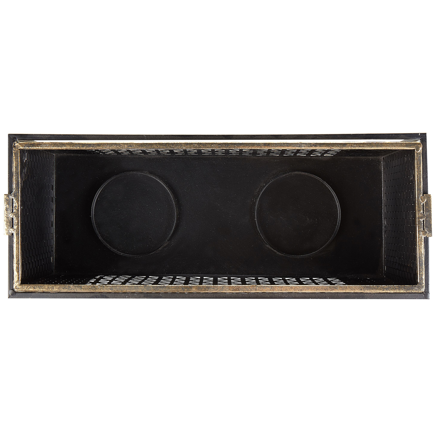 Kerzenständer AMAMI Metall 26 cm Schwarz / Gold