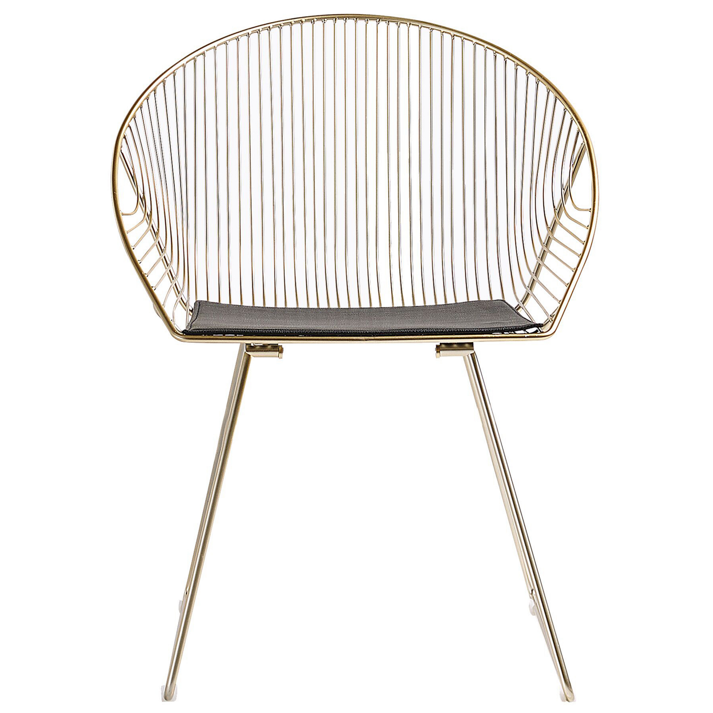 Esszimmerstuhl 2er Set AURORA Metall Gold