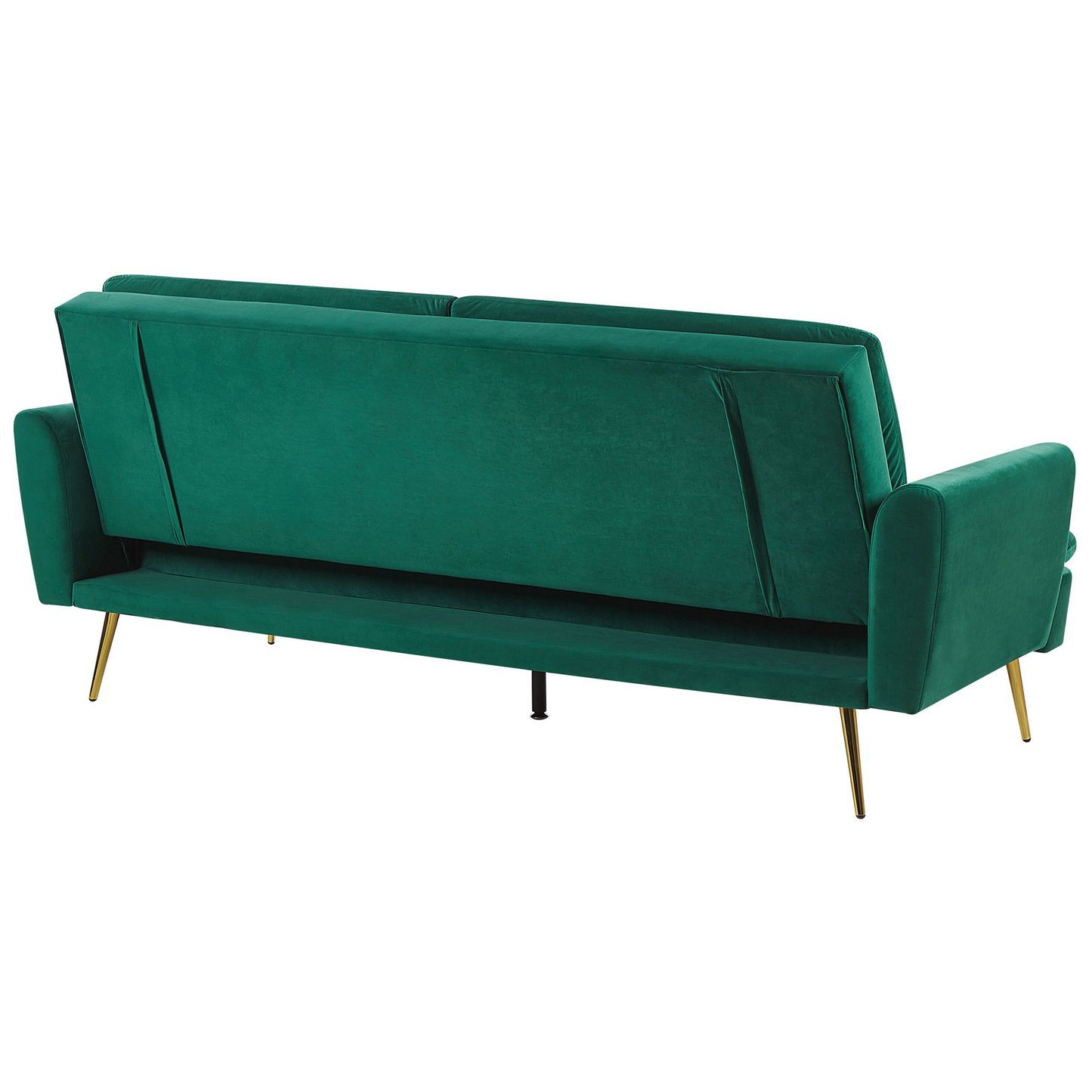 Schlafsofa 3-Sitzer Samtstoff dunkelgrün VETTRE
