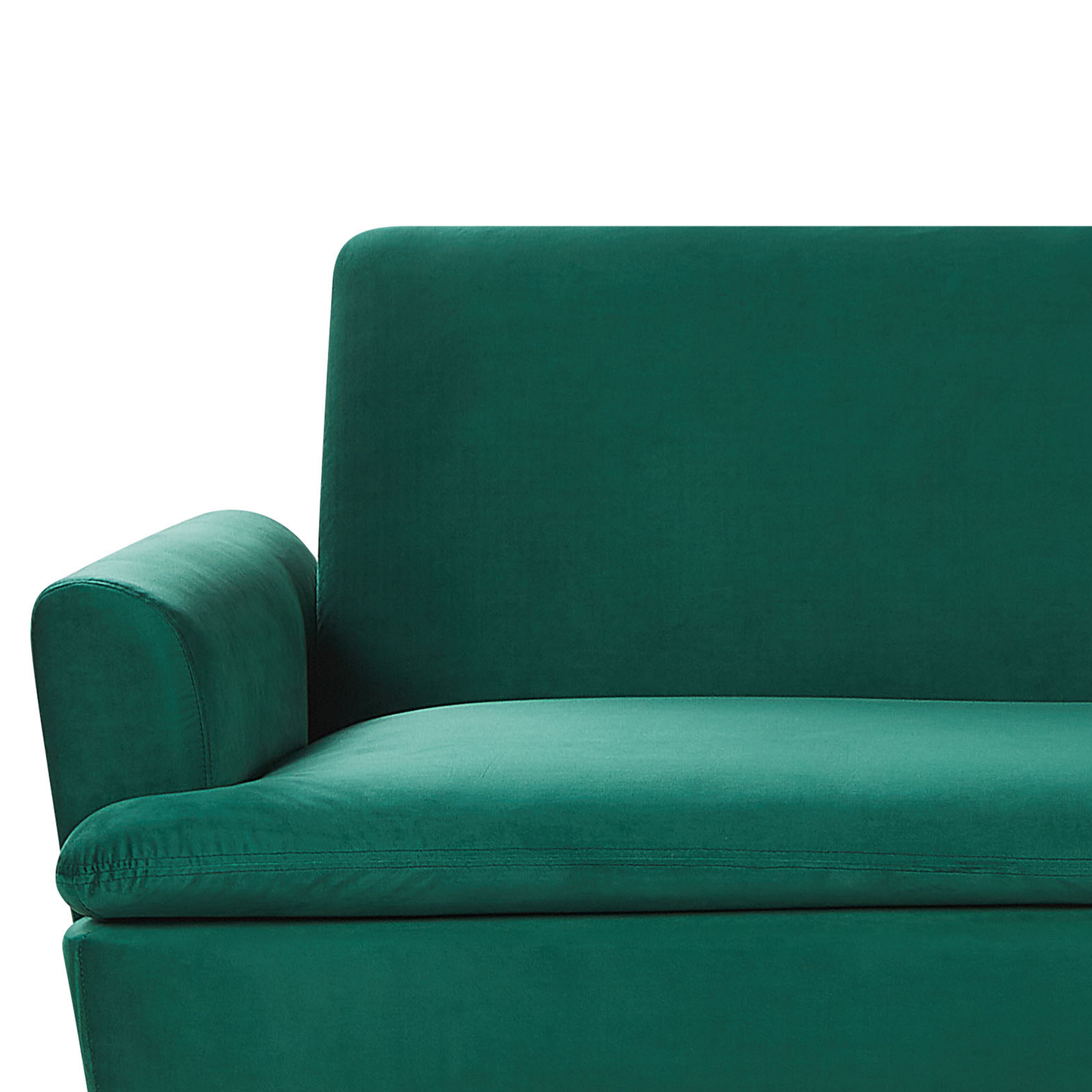 Schlafsofa 3-Sitzer Samtstoff dunkelgrün VETTRE