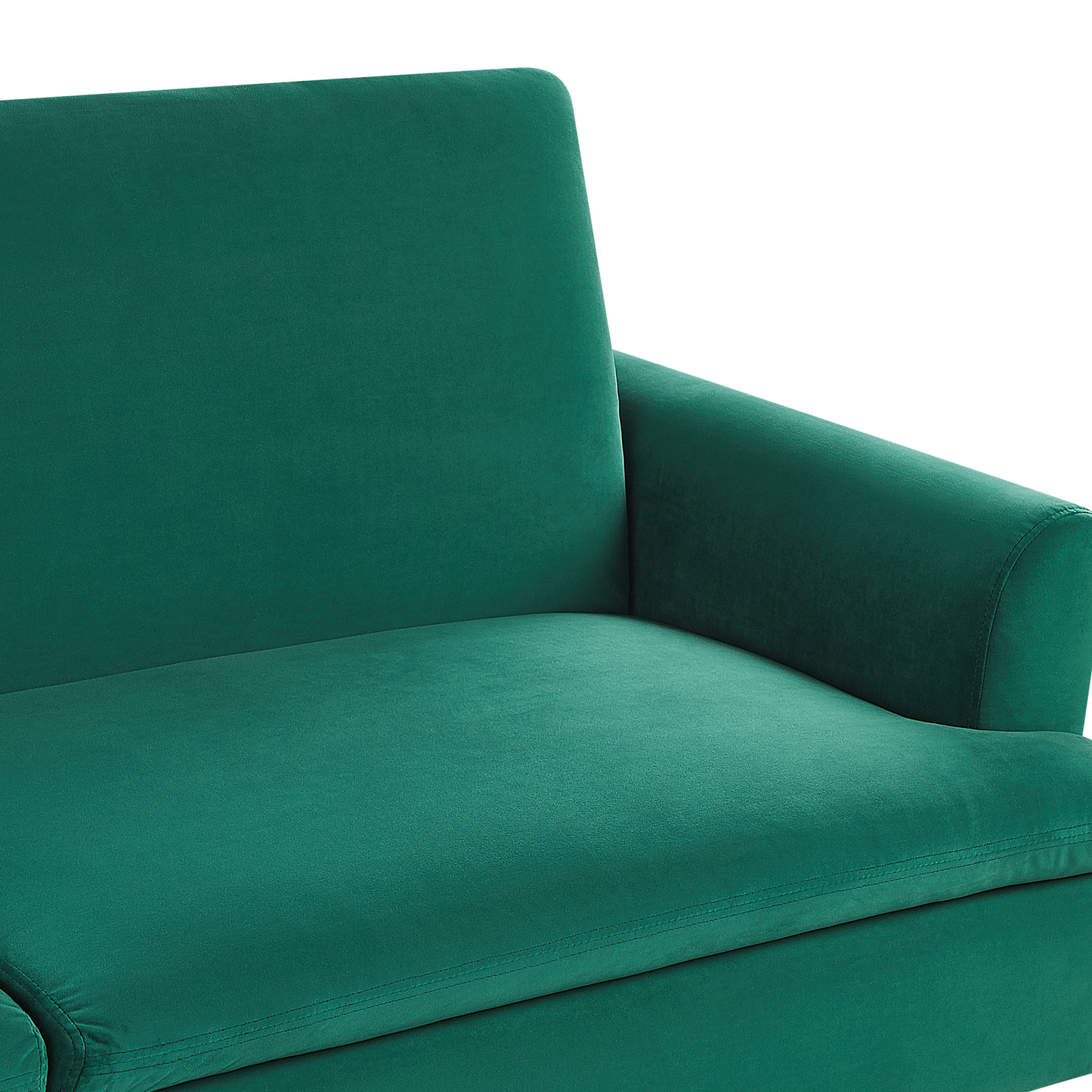Schlafsofa 3-Sitzer Samtstoff dunkelgrün VETTRE