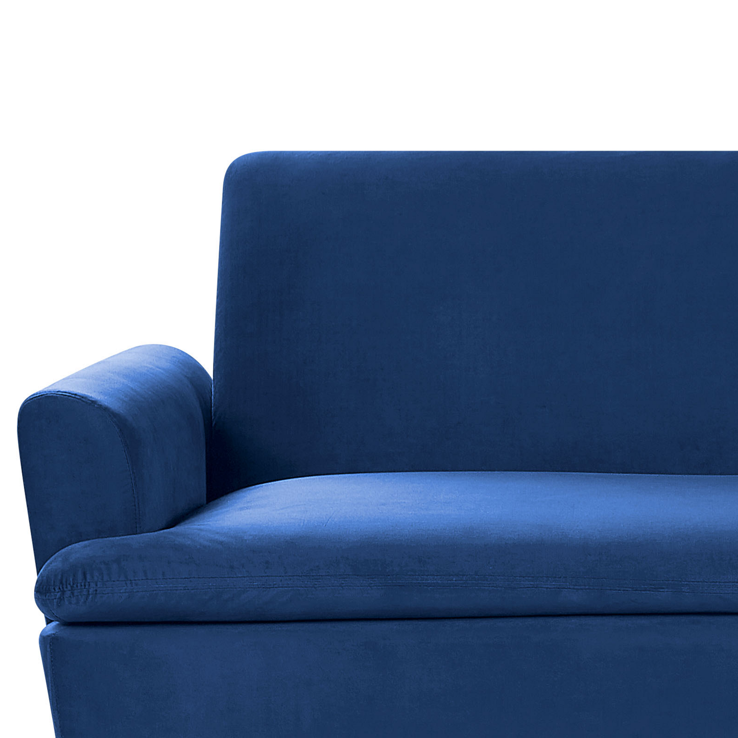 Schlafsofa 3-Sitzer Samtstoff marineblau VETTRE